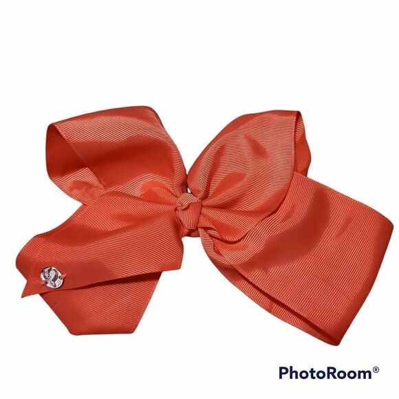 Girls Bright Pink Hair Bow - Picture 1 of 3